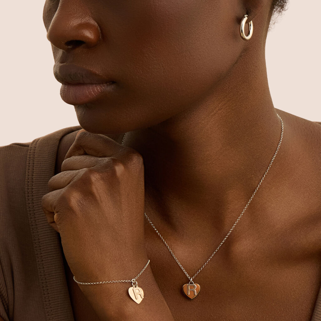 Collana Silver Collection Argento Bicolore Bianco / Rosa - Collane Donna | Stroili