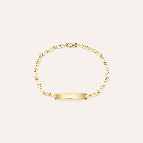Bracciale Con Targhetta Holy Oro Giallo - Bracciali con Incisione Bambino | Stroili