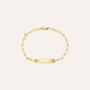 Bracciale Con Targhetta Holy Oro Giallo