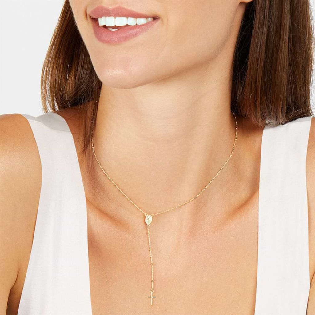Collana Rosario Holy Oro Giallo - Collane Rosario Donna | Stroili