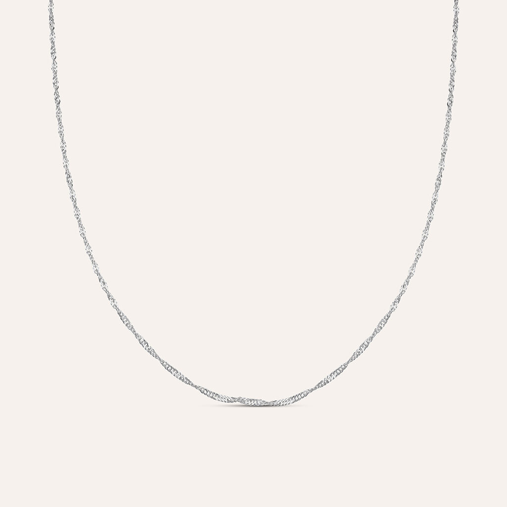 Catenina Silver Collection Argento Rodiato - Catenina Donna | Stroili