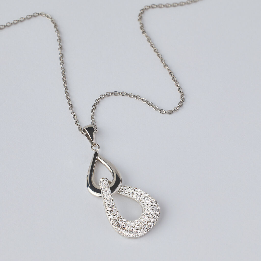 Collana Lady Phantasya Acciaio Cristallo - Collane Donna | Stroili