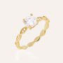 Anello Golden Dream Placcato Oro Giallo Cubic Zirconia