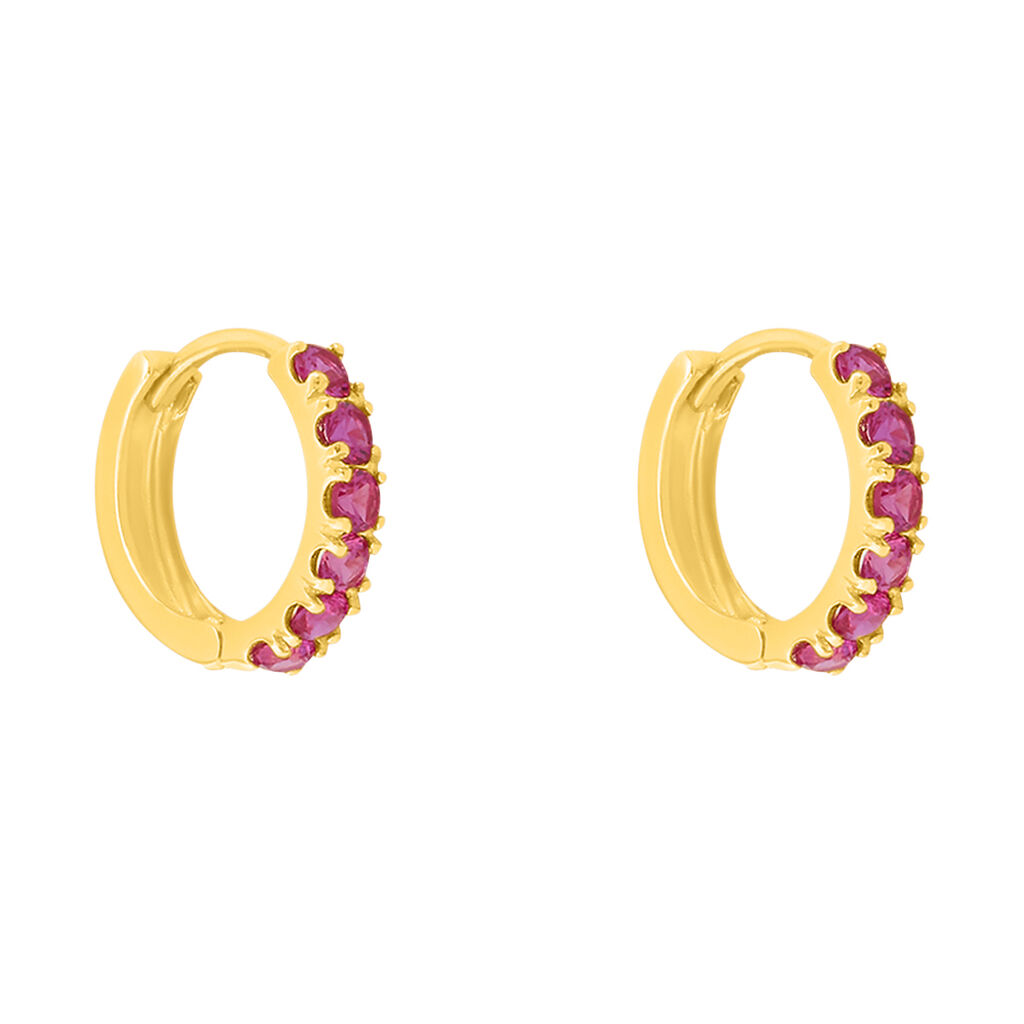 Orecchini A Cerchio Toujours Oro Giallo Cubic Zirconia - Orecchini a Cerchio Donna | Stroili