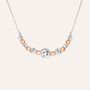 Collana Silver Collection Argento Bicolore Bianco / Rosa