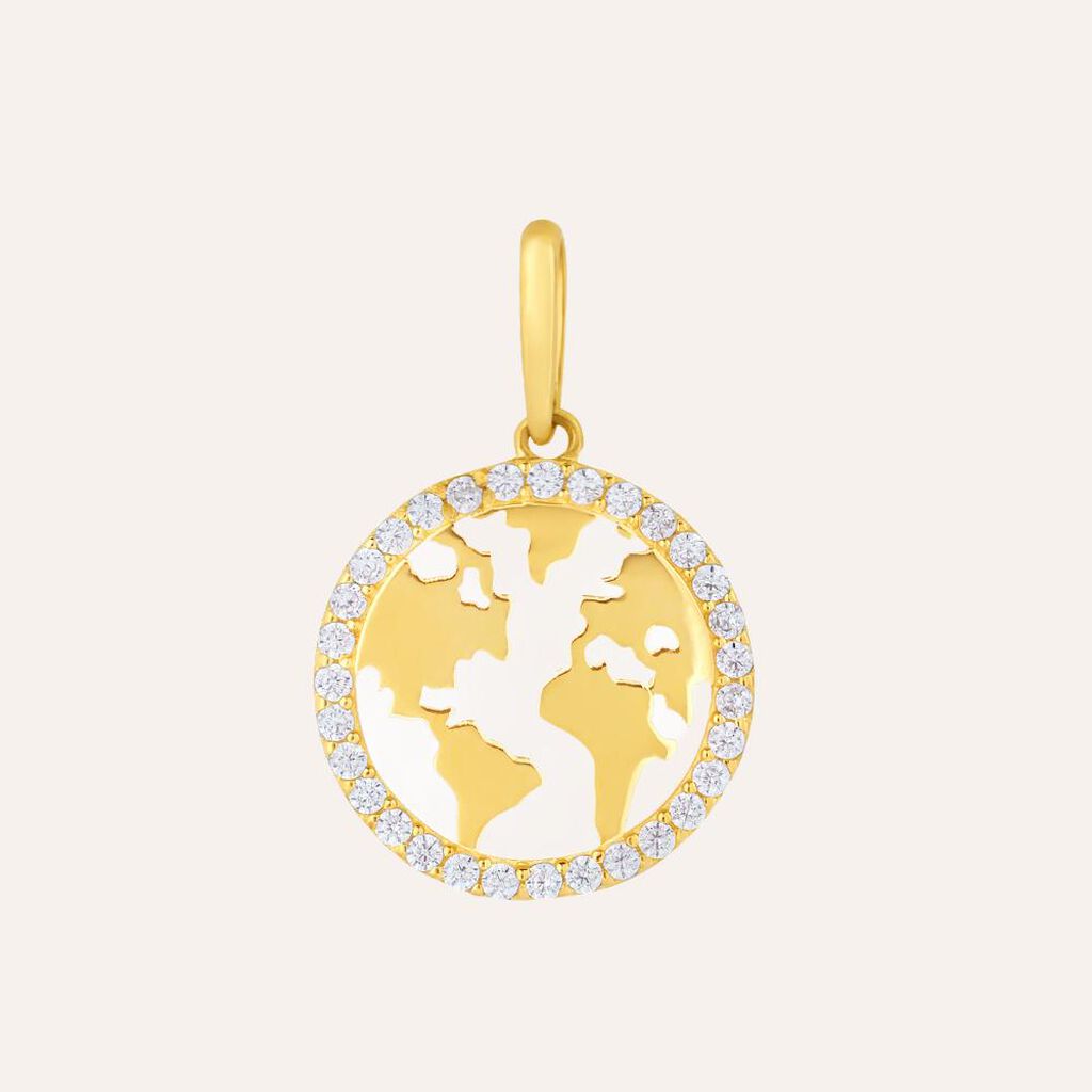 Pendente Poème Oro Giallo Cubic Zirconia