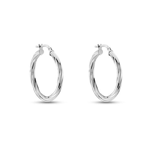 Orecchini A Cerchio Silver Collection Argento Rodiato - Orecchini a Cerchio Donna | Stroili