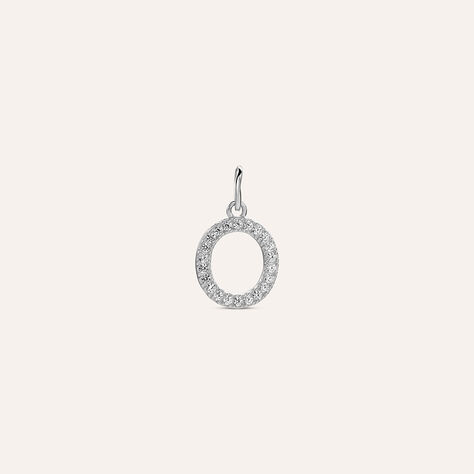 Pendente Poème Oro Bianco Cubic Zirconia - Ciondoli Donna | Stroili