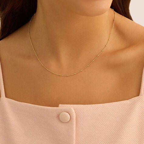 Catenina Love Beats Argento Dorato - Catenina Unisex | Stroili