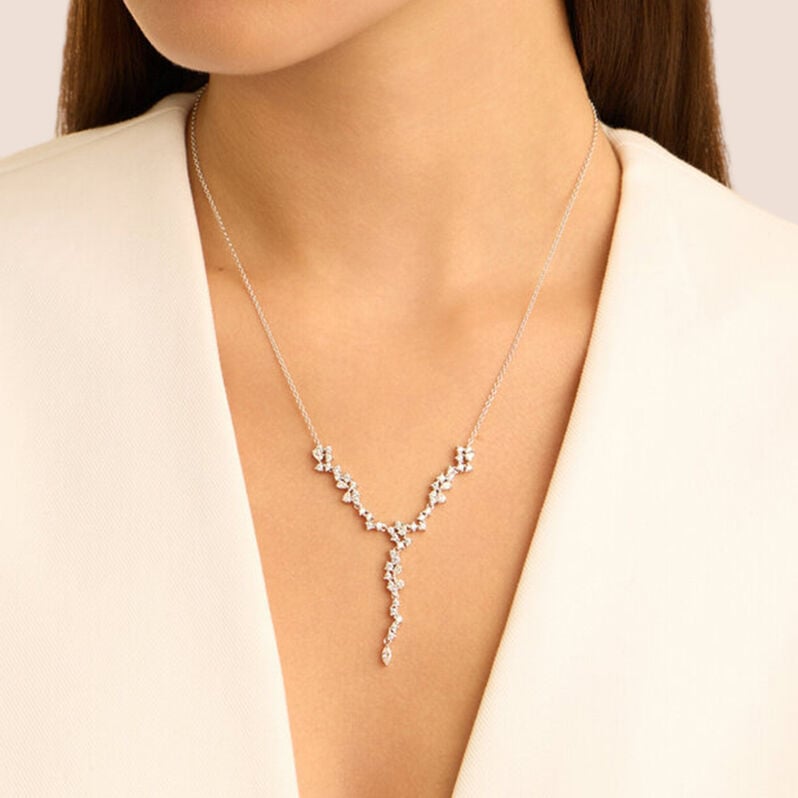 Collana Silver Elegance Argento Rodiato Cubic Zirconia - Collane Donna | Stroili