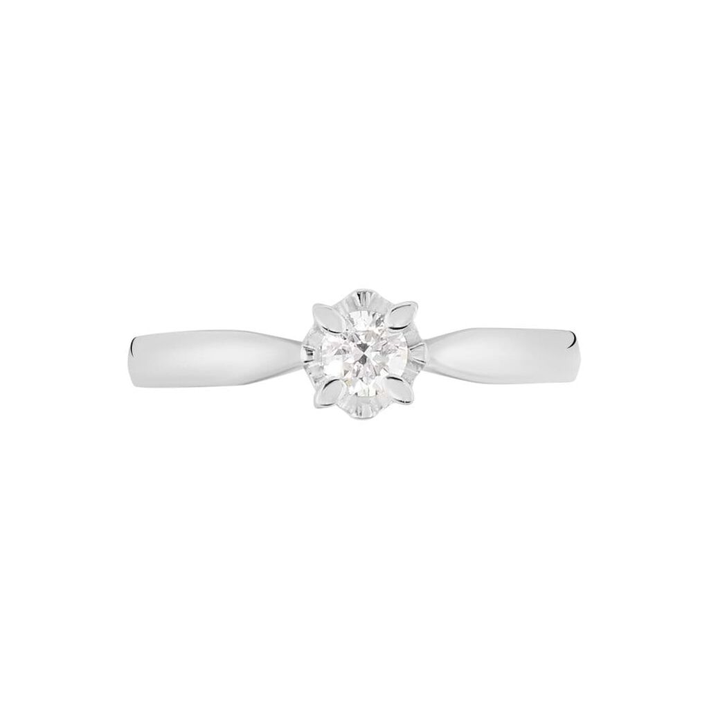 Anello Solitario Diamazing Oro Bianco Diamante - Anelli con Pietre Donna | Stroili