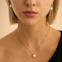 Collana Silver Pearls Argento Rodiato Perla sintentica Cubic Zirconia