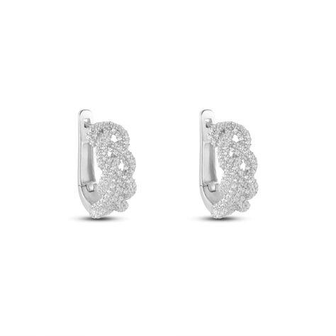 Orecchini A Cerchio Silver Shine Argento Rodiato Cubic Zirconia - Orecchini a Cerchio Donna | Stroili