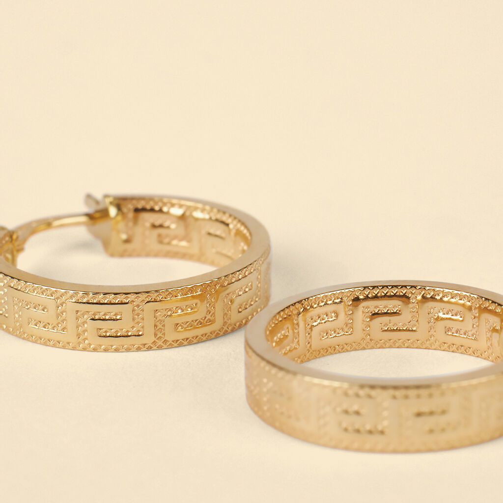 Orecchini A Cerchio Toujours Oro Giallo