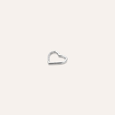 Piercing Orecchio Bon Ton Oro Bianco Cubic Zirconia