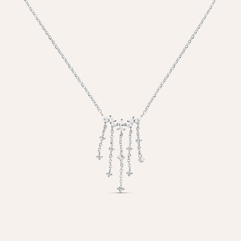 Collana Silver Elegance Argento Rodiato Cubic Zirconia - Collane Donna | Stroili