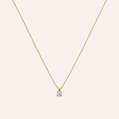 Collana Punto Luce Diamotion Oro Giallo Diamante - Collane Punto Luce Donna | Stroili