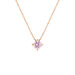 Collana Punto Luce Silver Rainbow Argento Rosa Cubic Zirconia - Collane Punto Luce Donna | Stroili