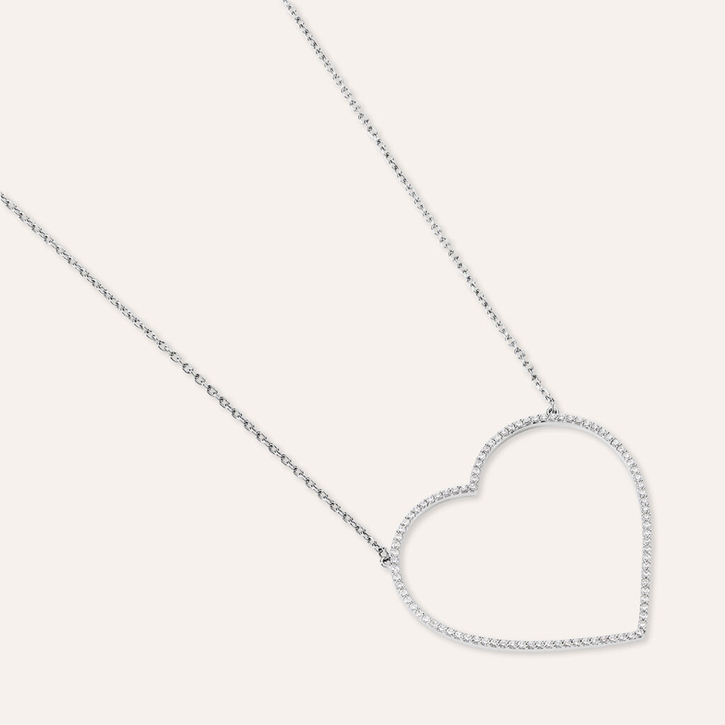 Collana Silver Shine Argento Rodiato Cubic Zirconia