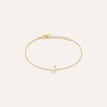 Bracciale Silver Glow Argento Dorato Cubic Zirconia