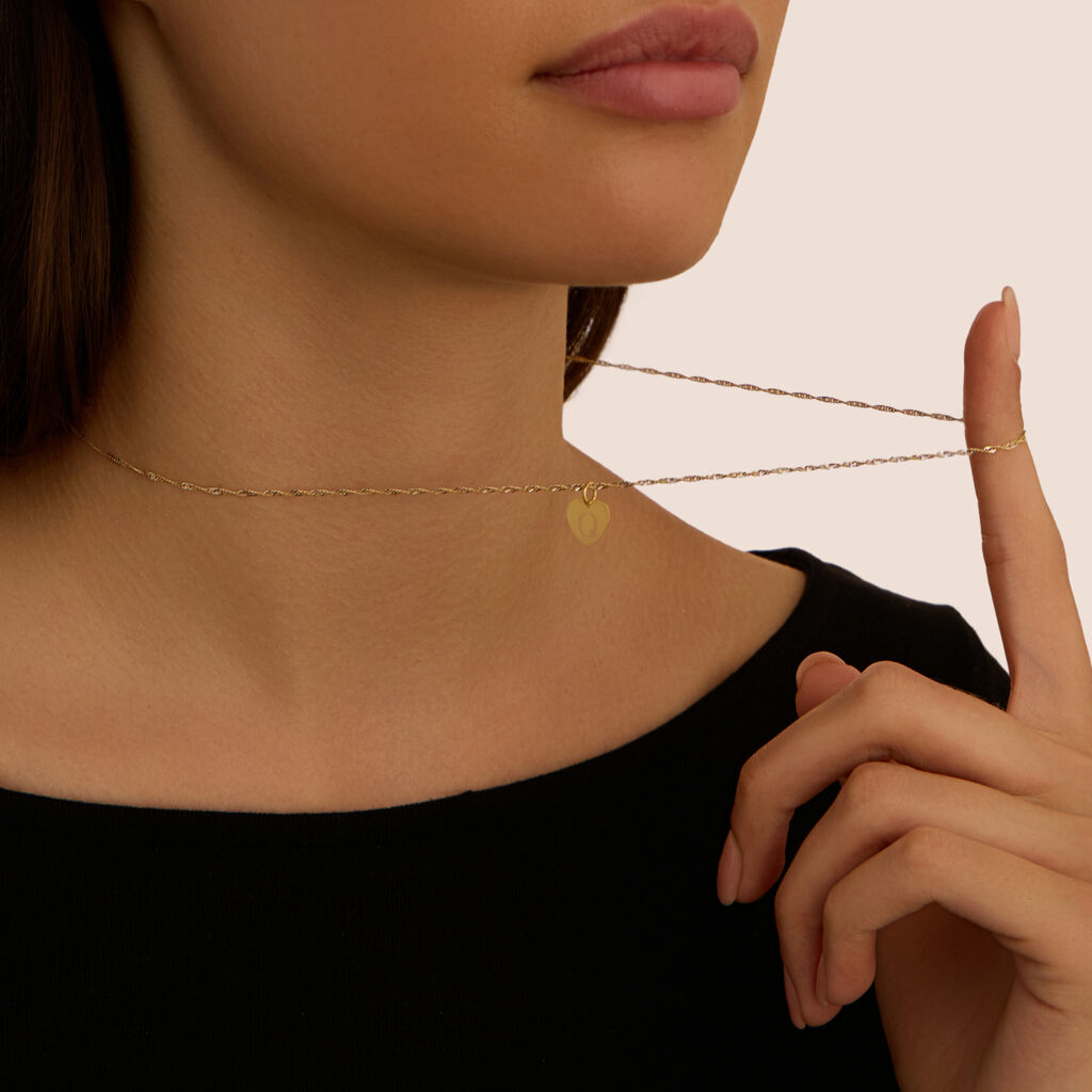 Pendente Poème Oro Giallo