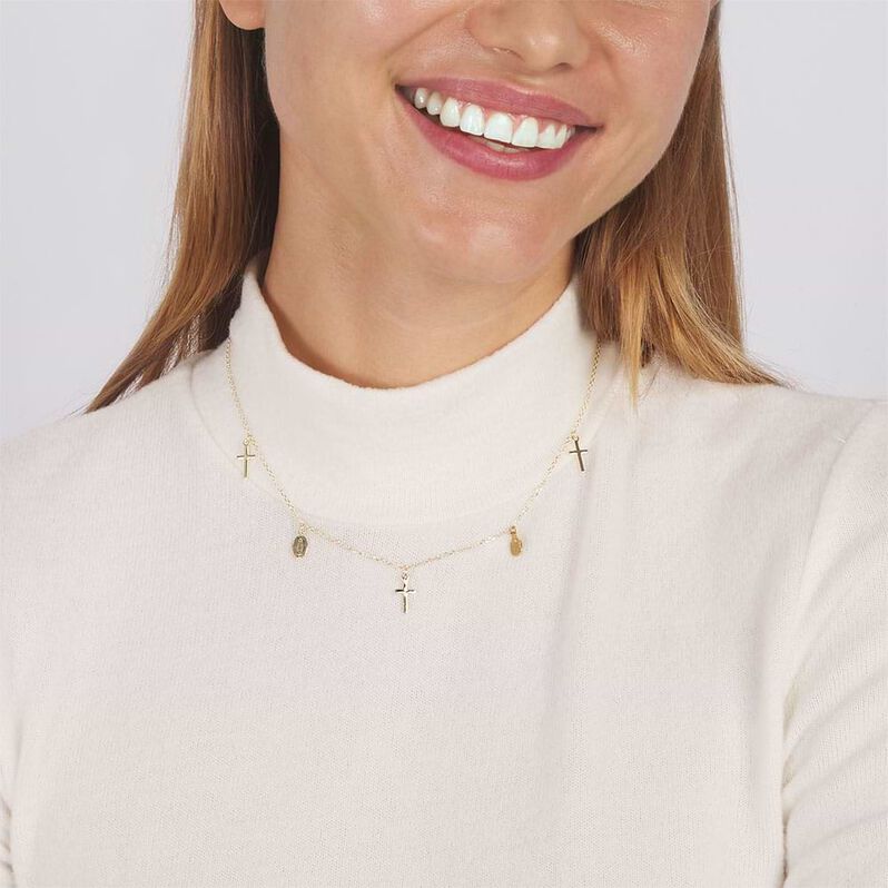 Collana Rosario Holy Oro Giallo - Collane Rosario Donna | Stroili