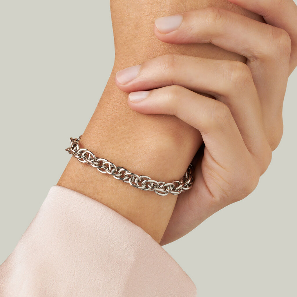 Bracciale Catena Silver Collection Argento Rodiato - Bracciali Donna | Stroili