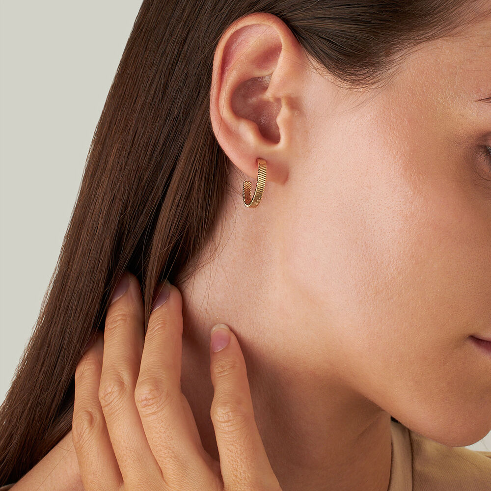 Loyal.e Paris Orecchini Ride & Love A Cerchio In Oro Giallo 18kt E Diamanti Item 20199344 - Foto 10