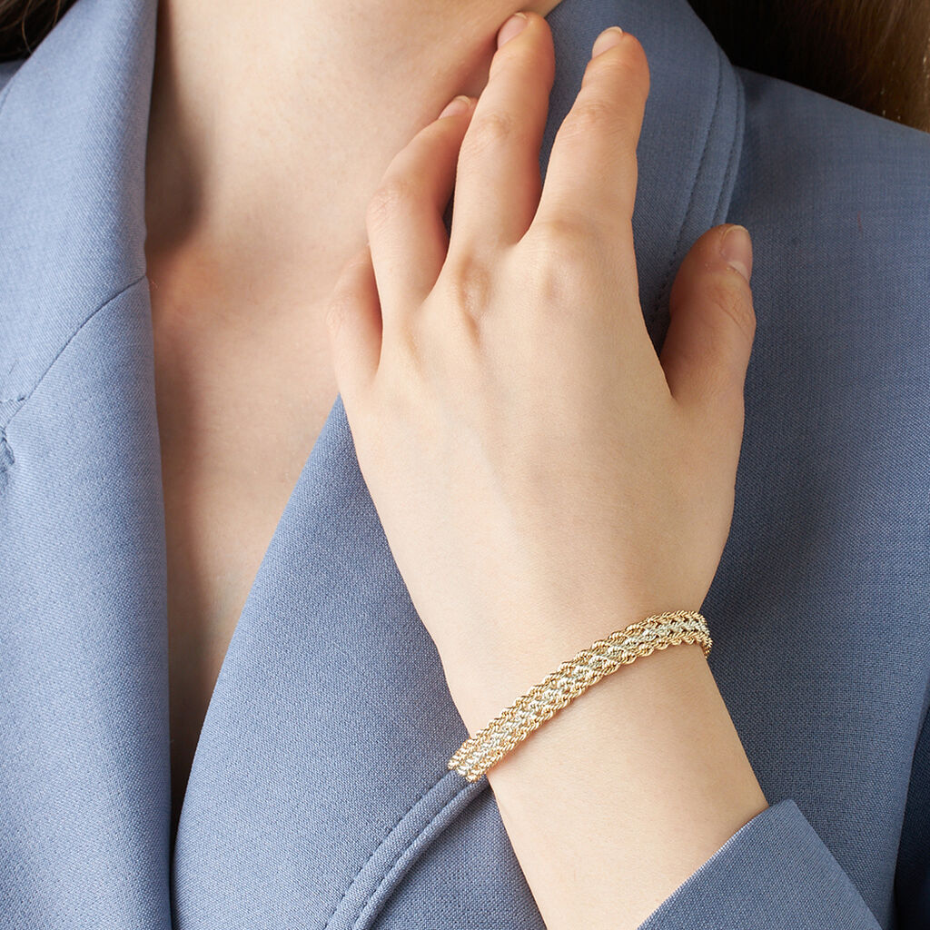 Bracciale Catena Colette Oro Bicolore - Bracciali Donna | Stroili