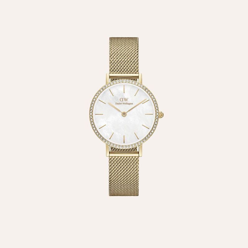 Orologio Al Quarzo Daniel Wellington Petite Lumine Bezel Evergold Dw00100662 - Orologi solo Tempo Donna | Stroili