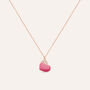 Collana Lady Sweet Acciaio Rosa Cristallo