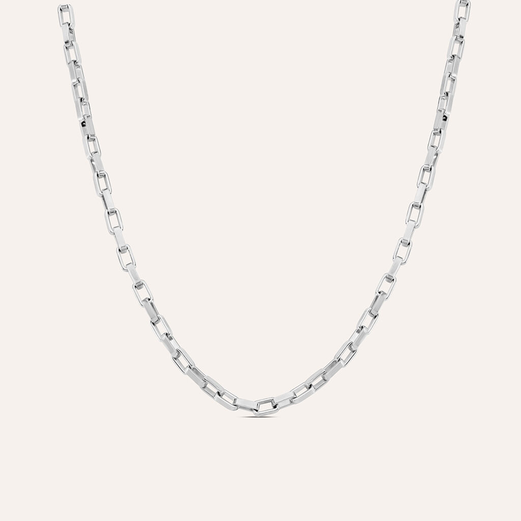 Catena Gentleman Argento Rodiato