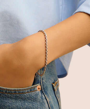 Bracciale Catena Silver Collection Argento Rodiato