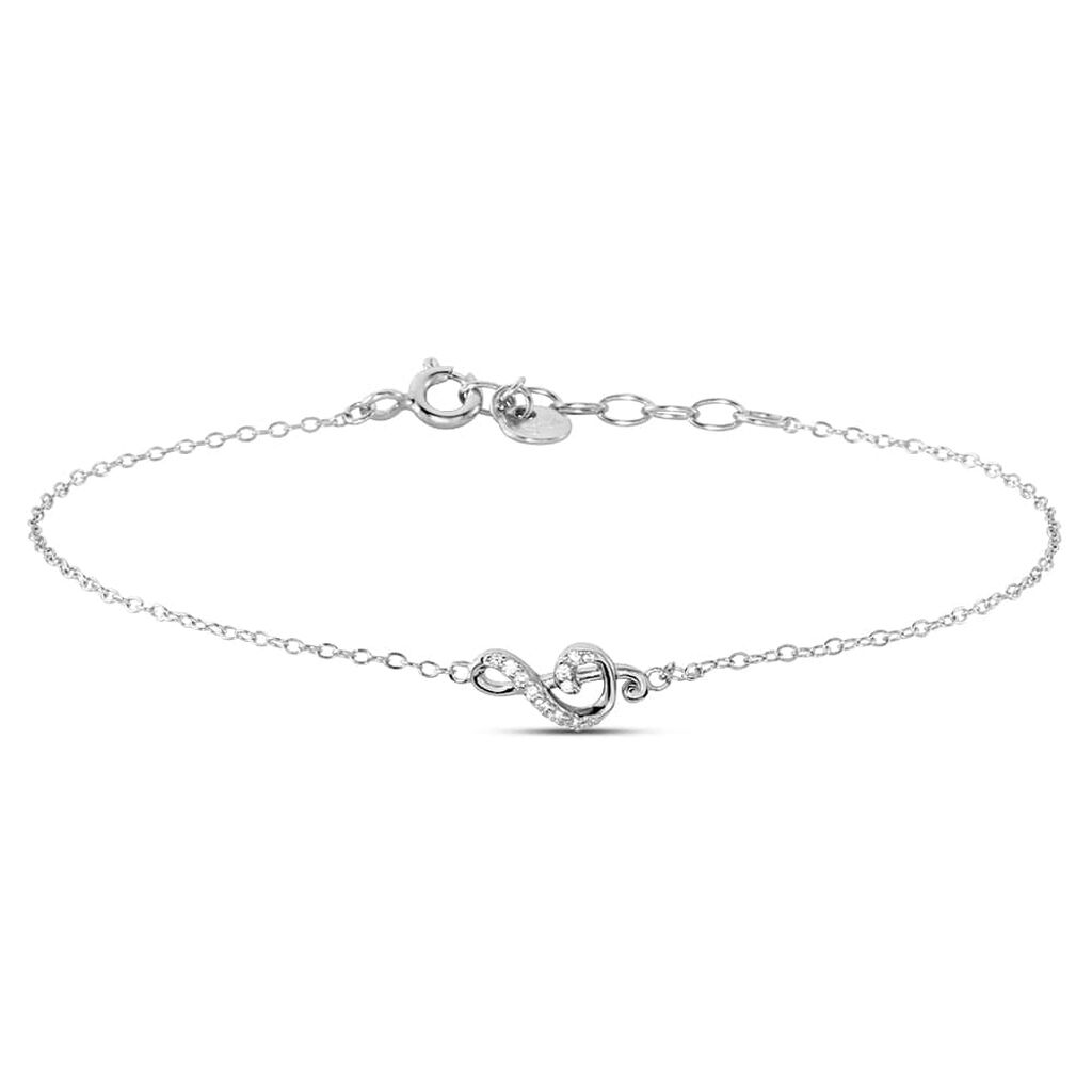Bracciale Silver Moments Argento Rodiato Cubic Zirconia - Bracciali Amicizia Donna | Stroili