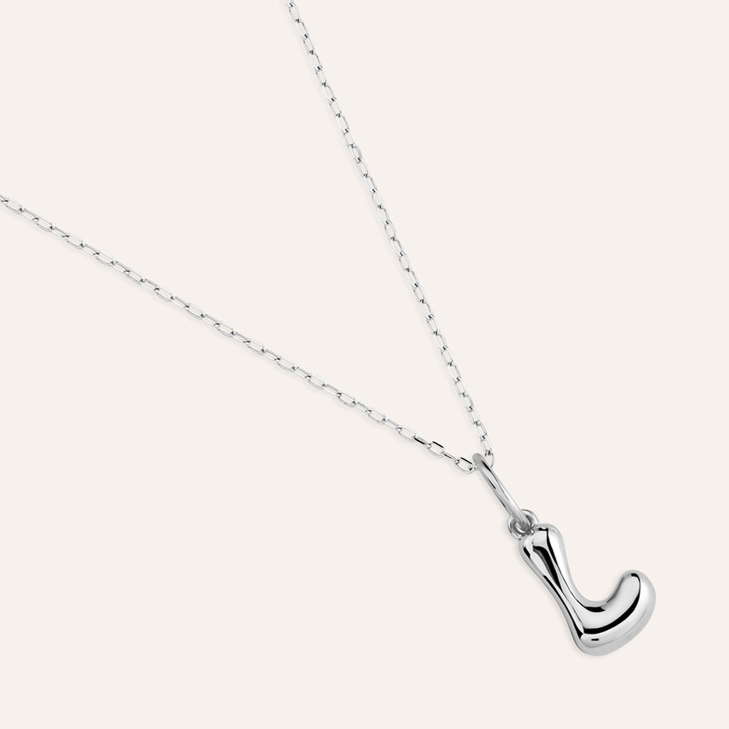 Pendente Love Beats Argento Rodiato