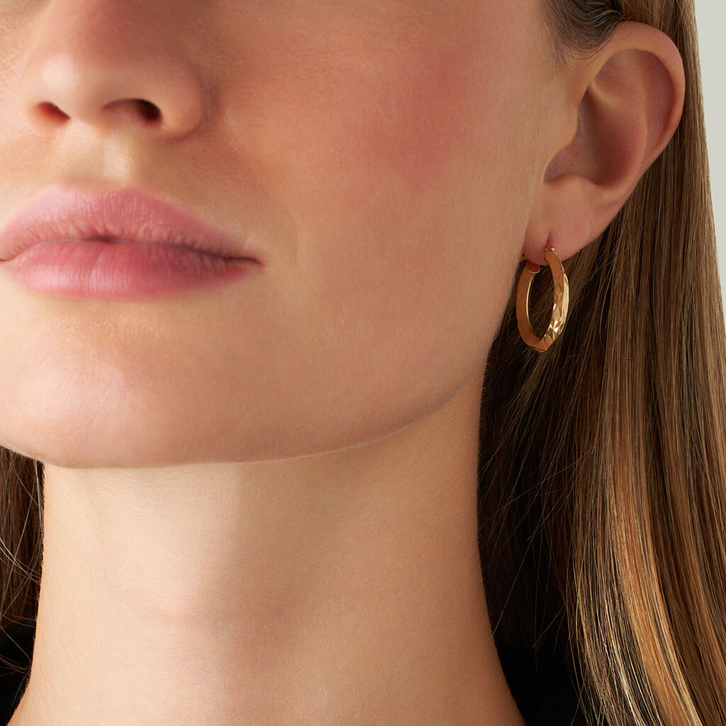 Orecchini A Cerchio Toujours Oro Giallo - Orecchini a Cerchio Donna | Stroili