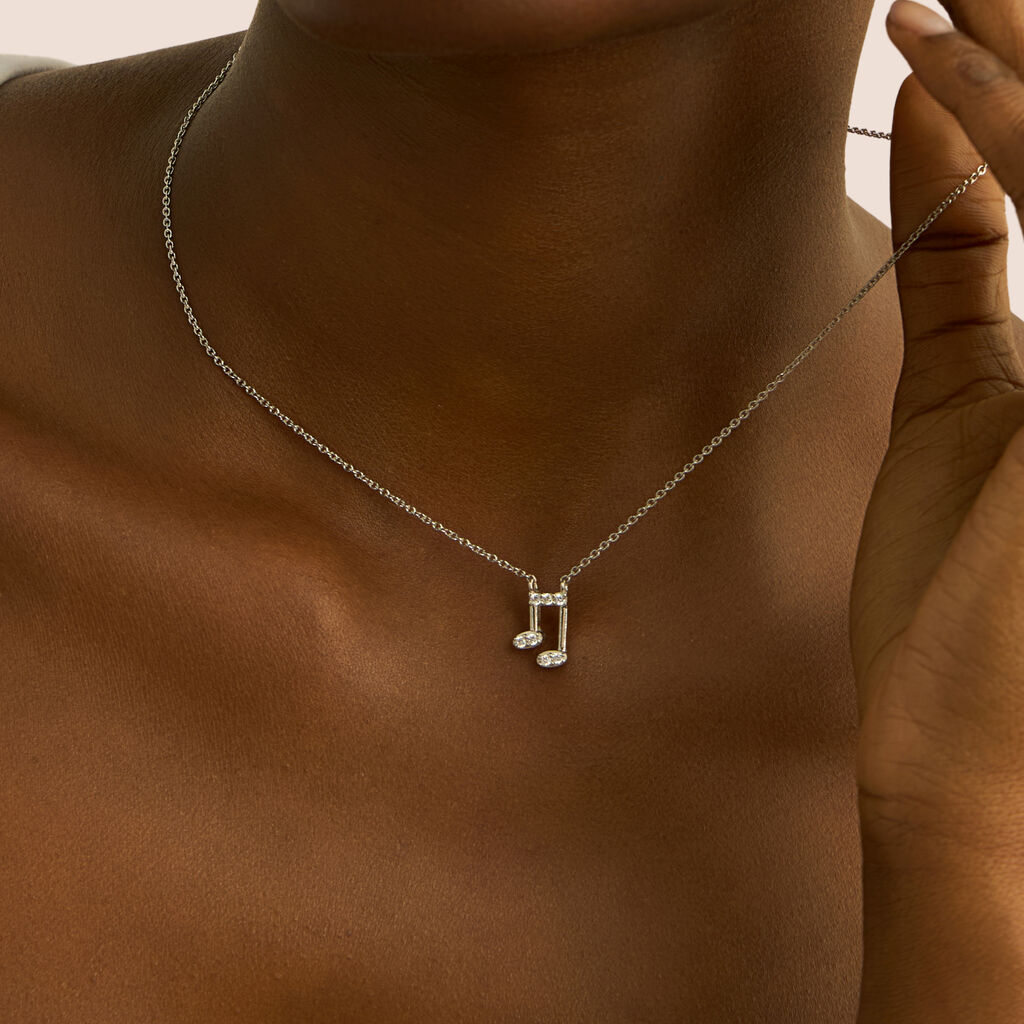 Collana Silver Moments Argento Rodiato Cubic Zirconia - Collane Donna | Stroili