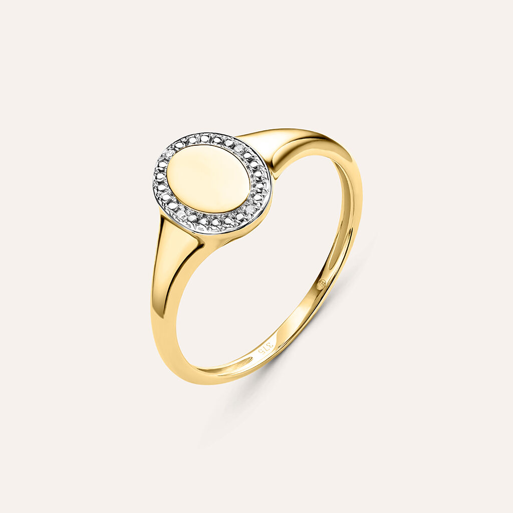 Anello Chevalier Sophia Oro Giallo Diamante