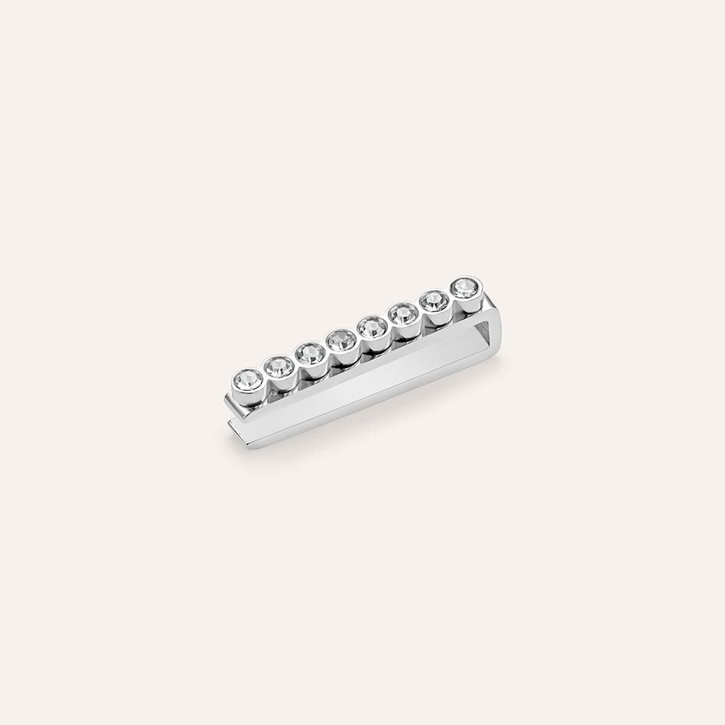 Charm Cuore in Acciaio Rosato con Cristalli Bianchi Compatibile con Stroili Smartwatch Square - Stroili Donna | Stroili