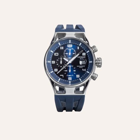 Orologio Al Quarzo Locman Montecristo 0542a02s-00blwhsb - Orologi con Datario Uomo | Stroili