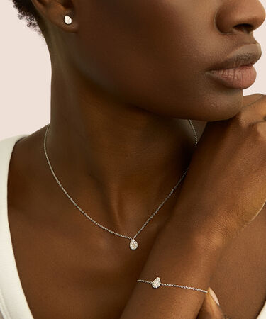 Collana Silver Moments Argento Rodiato Cubic Zirconia