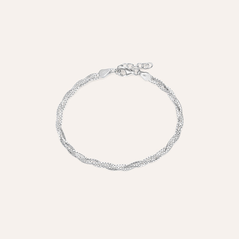 Bracciale Catena Silver Collection Argento Rodiato - Bracciali Donna | Stroili
