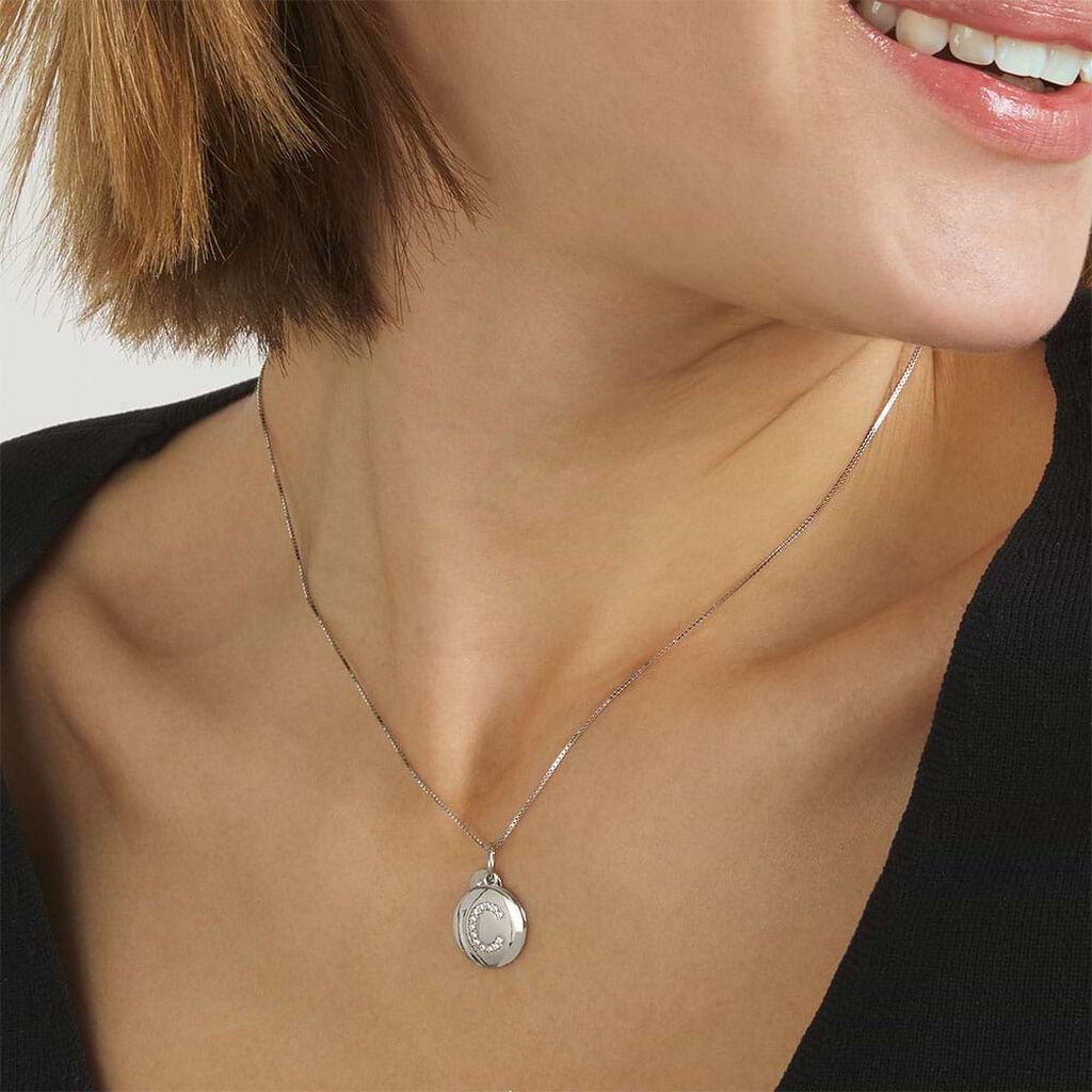 Pendente Love Beats Argento Rodiato Cubic Zirconia - Ciondoli Donna | Stroili