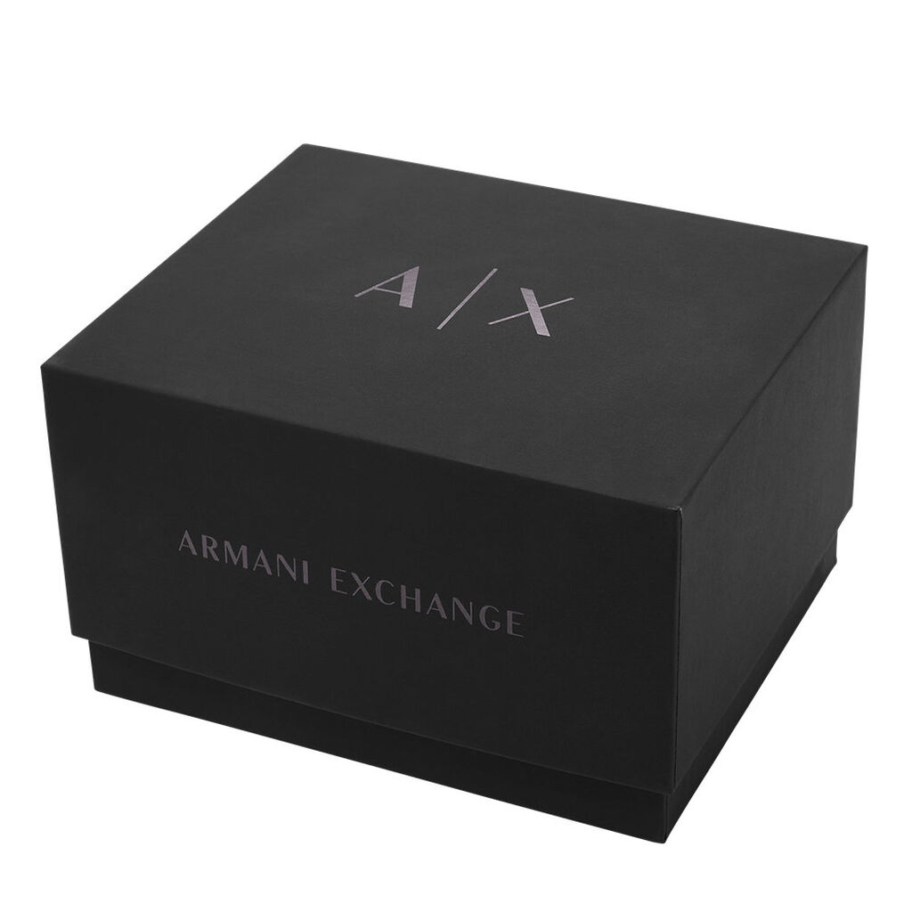 Set Orologio Al Quarzo Armani Exchange con Targhetta per Valigia Ax7165set - Orologi con Datario Uomo | Stroili
