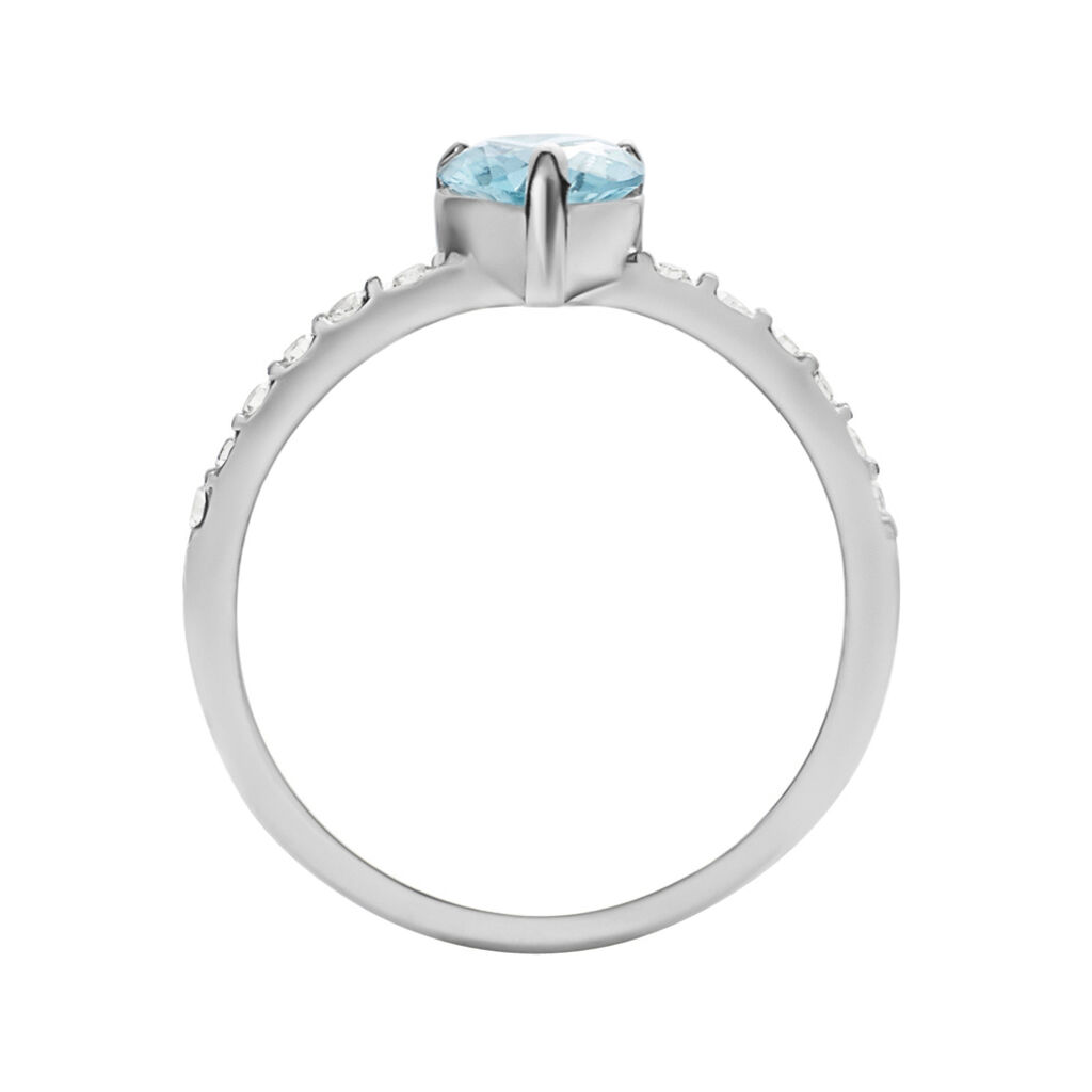 Anello Solitario Lady Chic Acciaio Cristallo - Anelli con Pietre Donna | Stroili