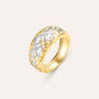 Anello Fascia Golden Lover Oro Bicolore