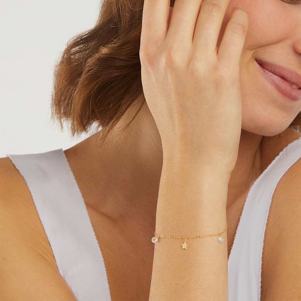 Bracciale Beverly Oro Giallo Cubic Zirconia - Bracciali Amicizia Donna | Stroili