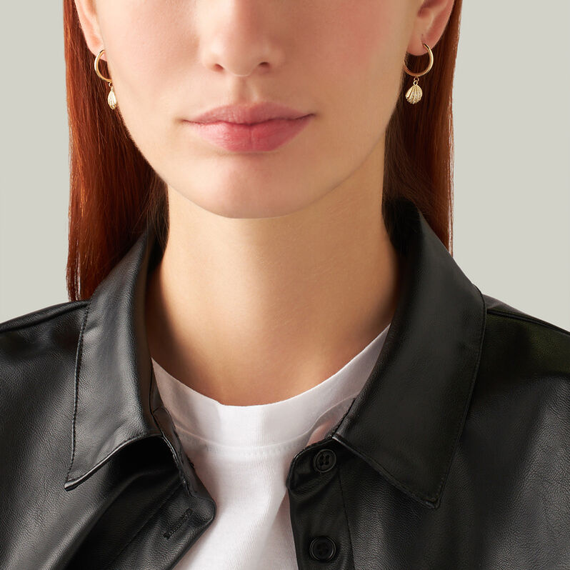 Orecchini A Cerchio Toujours Oro Giallo Cubic Zirconia - Orecchini a Cerchio Donna | Stroili