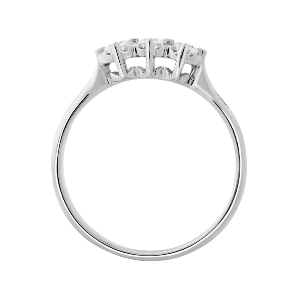 Anello Trilogy Diamazing Oro Bianco Diamante - Anelli con Pietre Donna | Stroili
