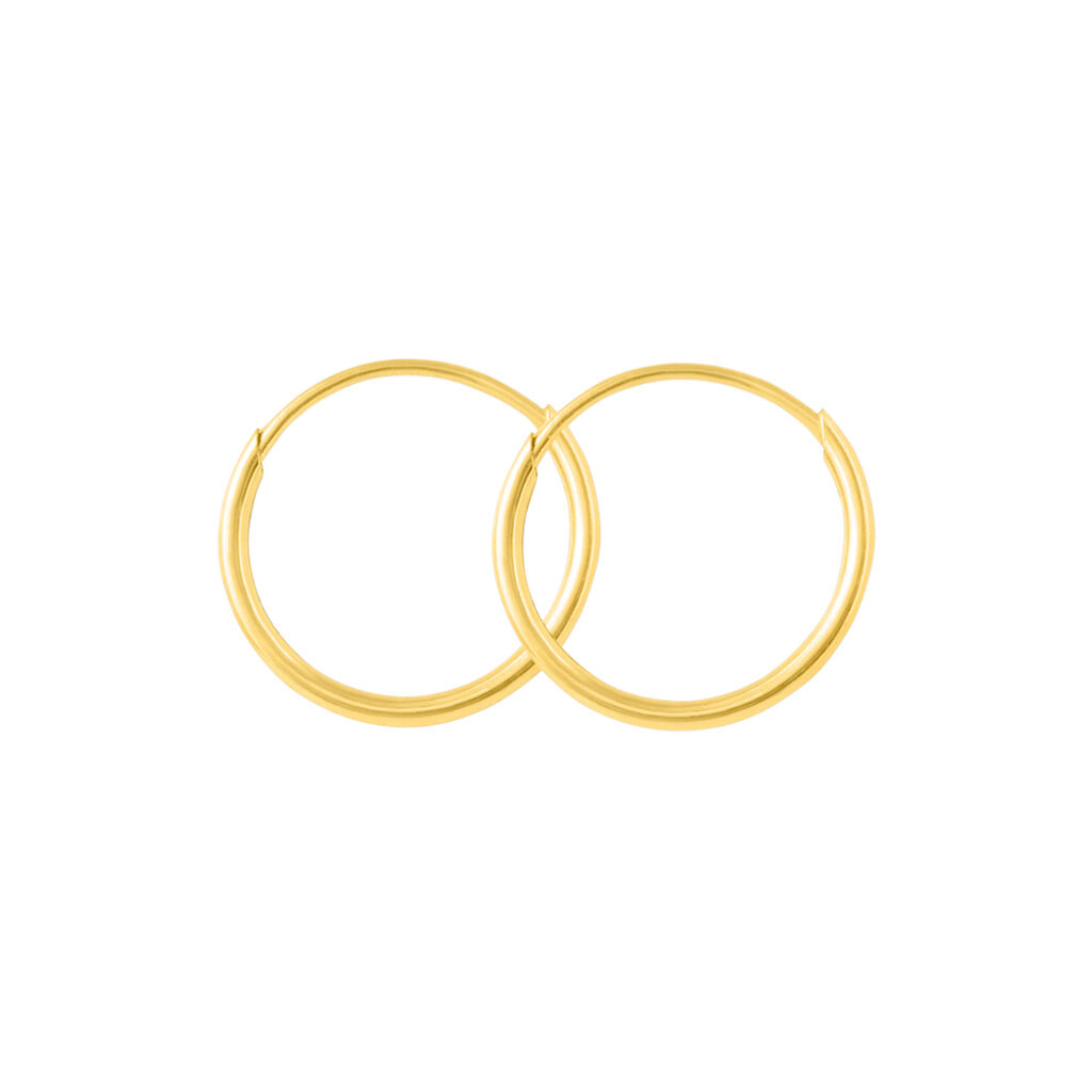 Orecchini A Cerchio Toujours Oro Giallo - Orecchini a Cerchio Donna | Stroili